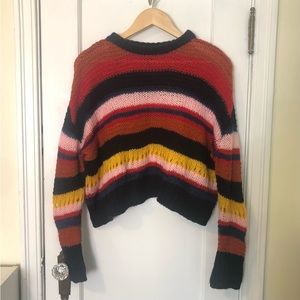 moon & madison- Multicoloured Striped Knit Sweater